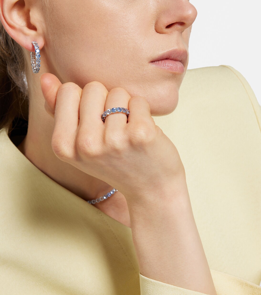 Anello Pastello in oro bianco 18kt con zaffiri - Gioielli BUCHERER per giovani eleganti