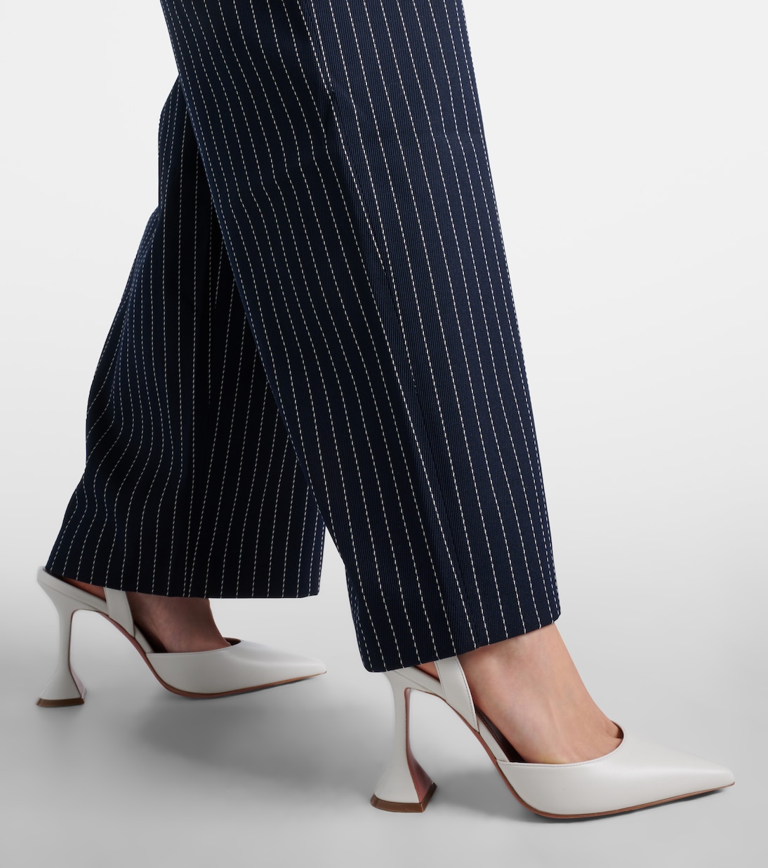 Escarpins Holli 95 en cuir | Amina Muaddi