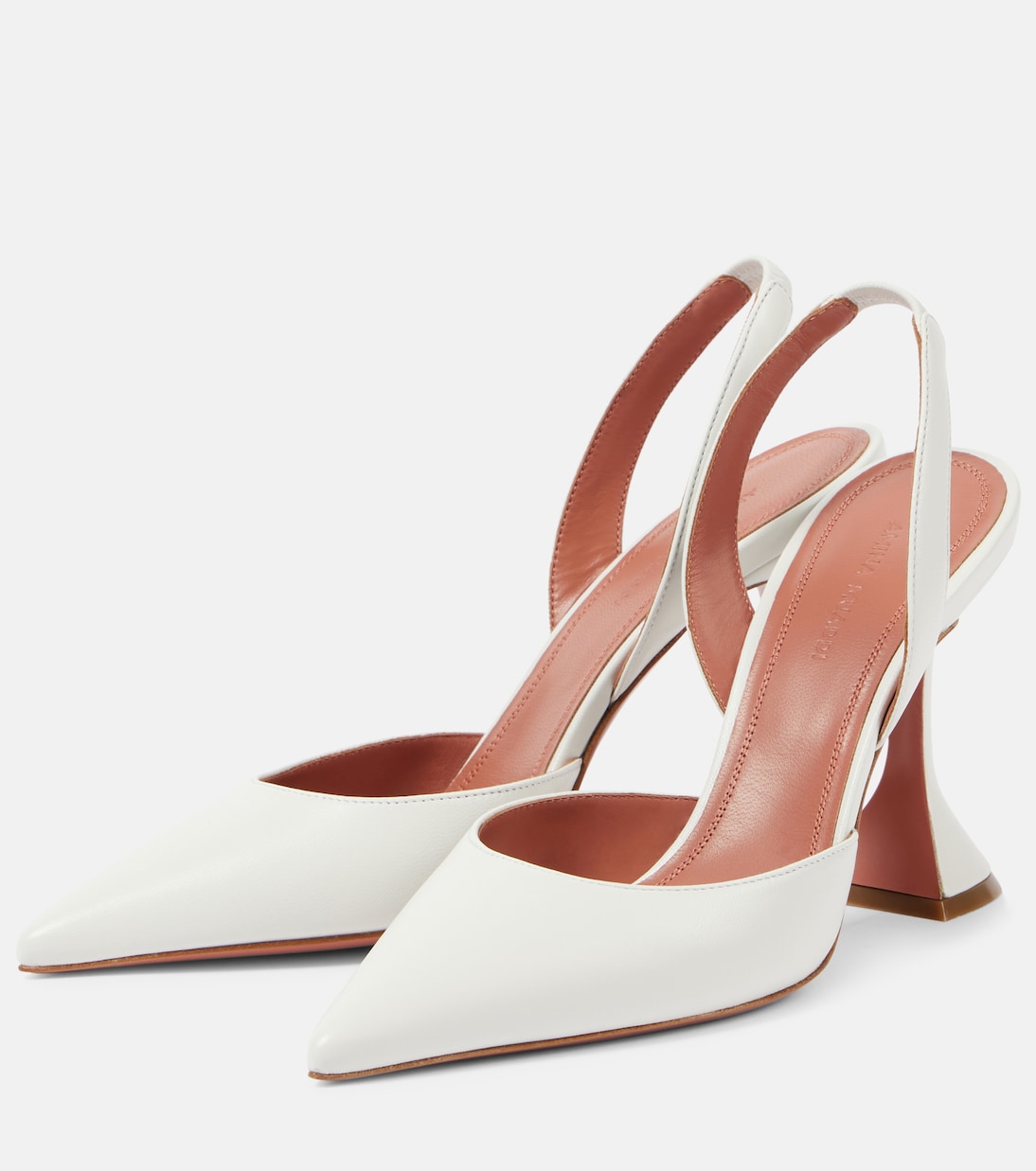 Escarpins Holli 95 en cuir | Amina Muaddi