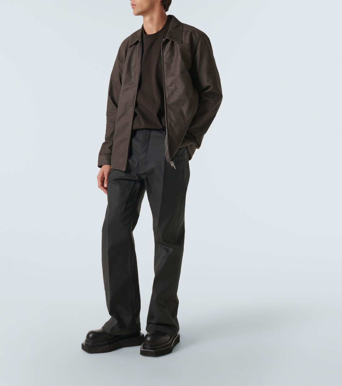 Mid-Rise Wide-Leg Jeans Geth | Rick Owens