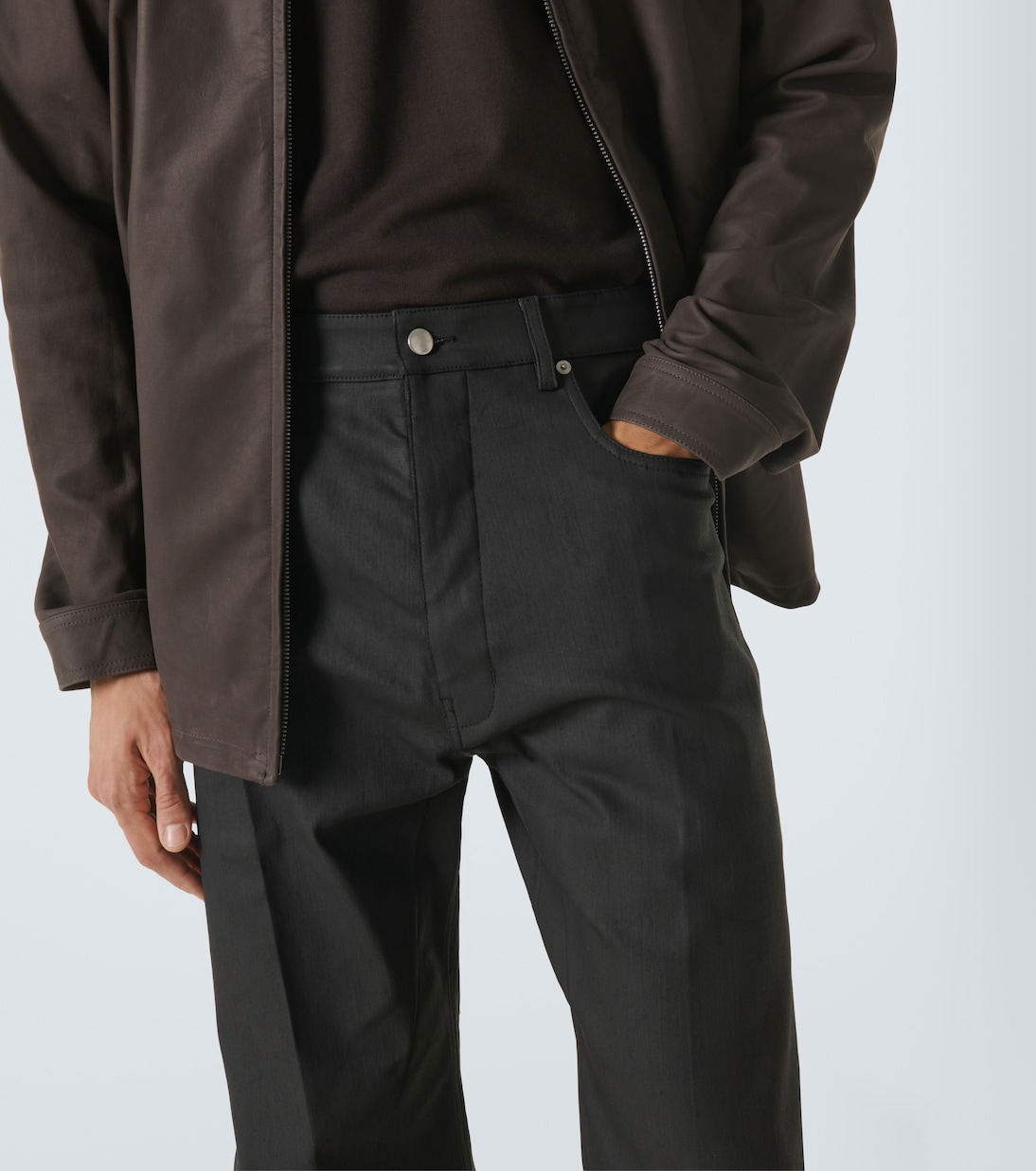Mid-Rise Wide-Leg Jeans Geth | Rick Owens