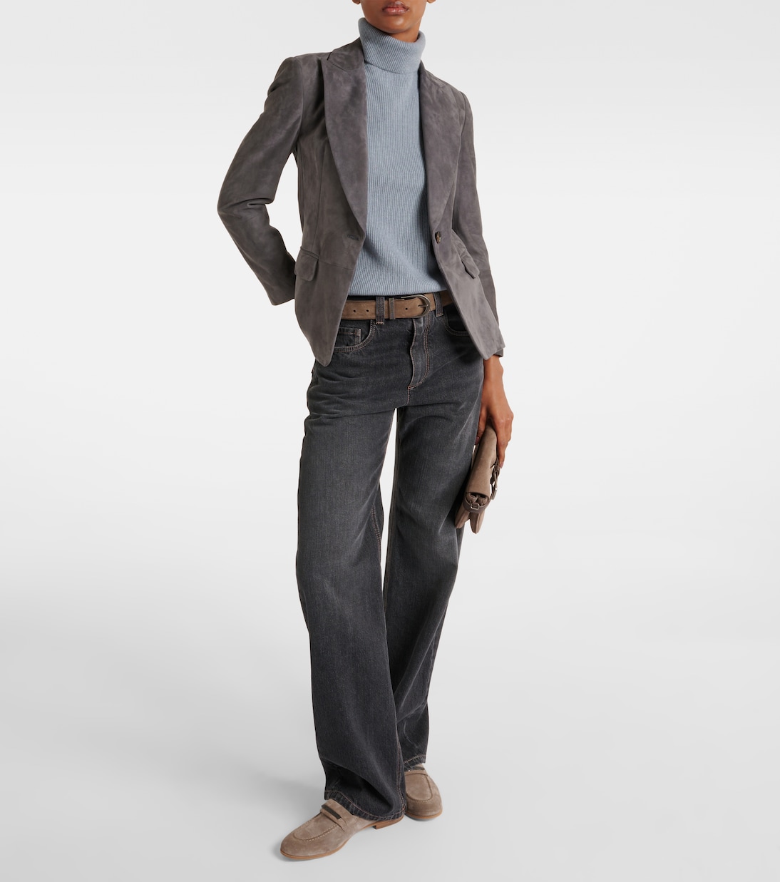 Jersey de cuello alto de cachemir | Brunello Cucinelli
