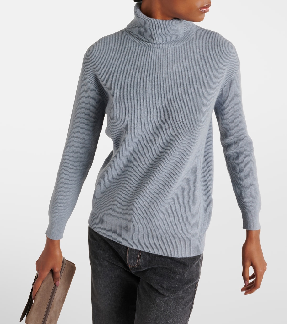 Jersey de cuello alto de cachemir | Brunello Cucinelli