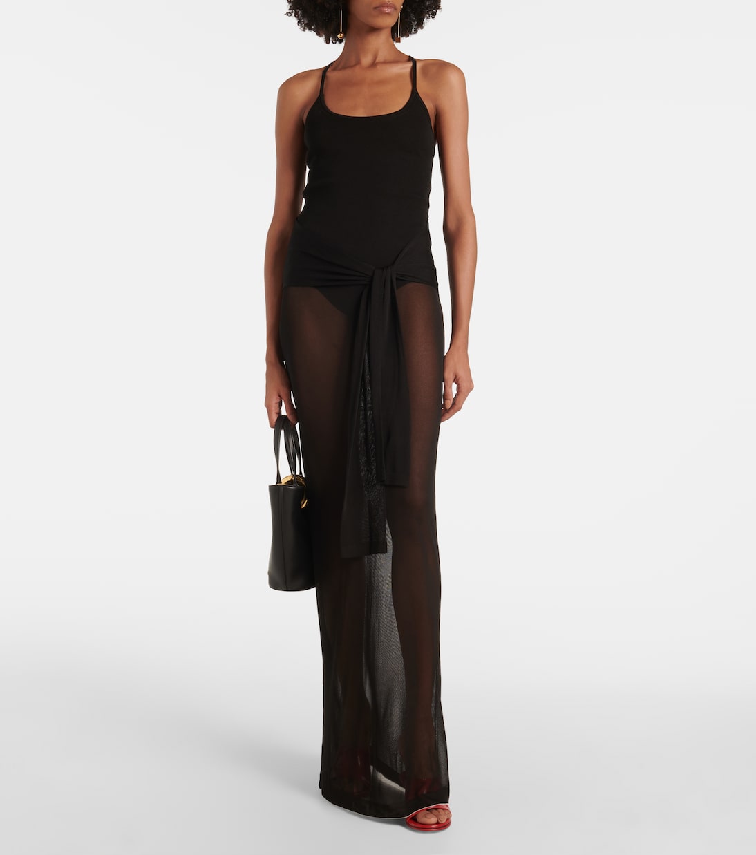 Robe longue La Maille Nodo à ornements | Jacquemus