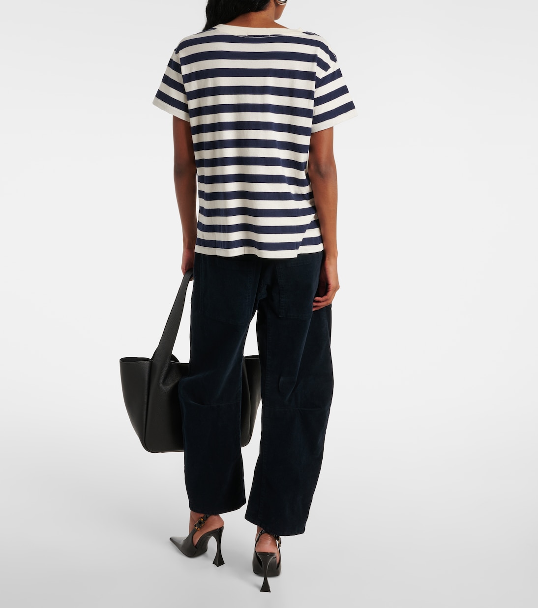 Brady striped cotton T-shirt | Nili Lotan