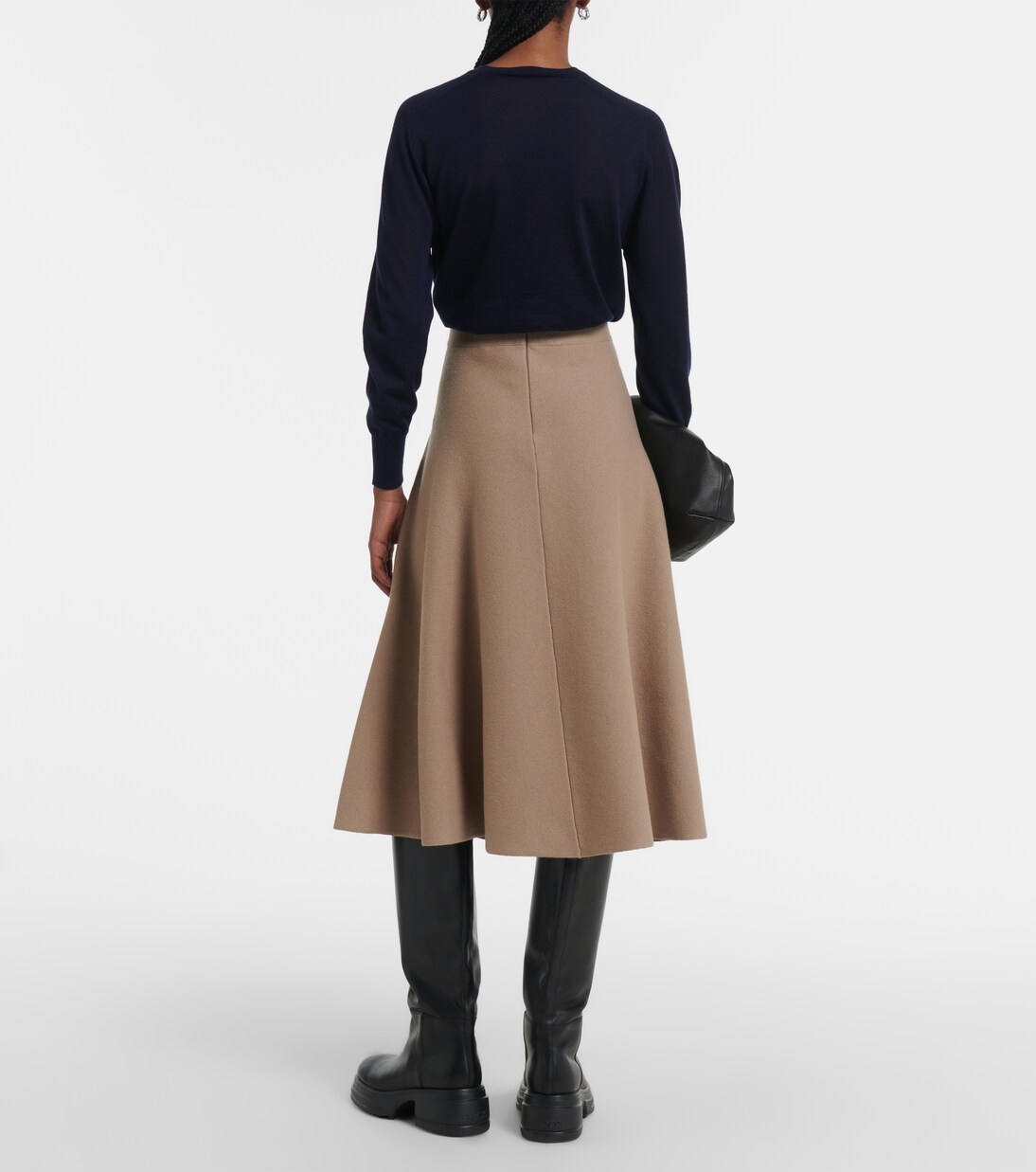 Gonna midi in misto lana | Moncler