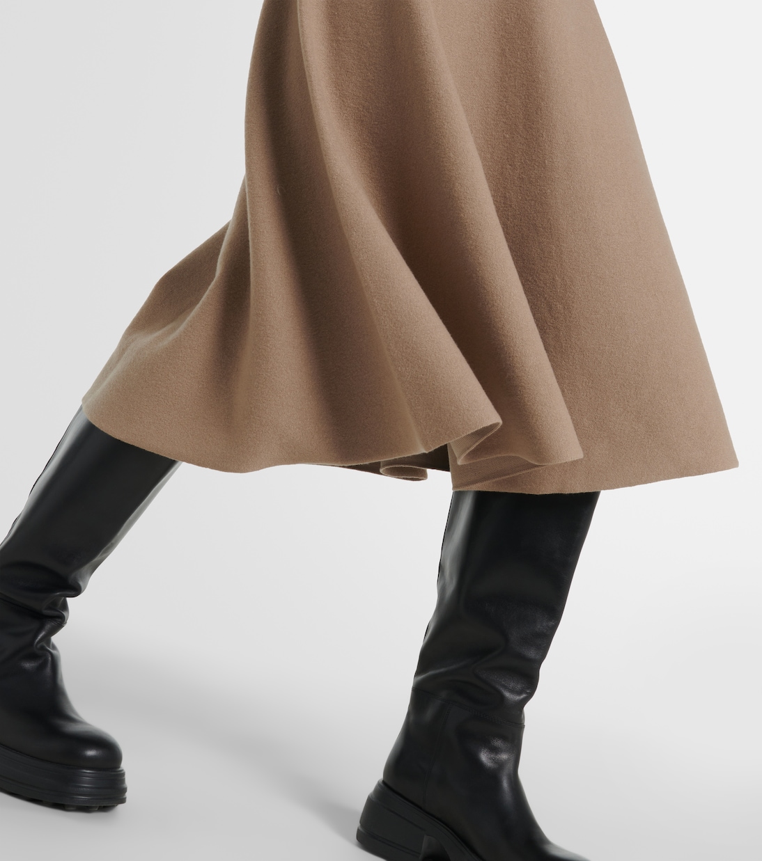 Gonna midi in misto lana | Moncler