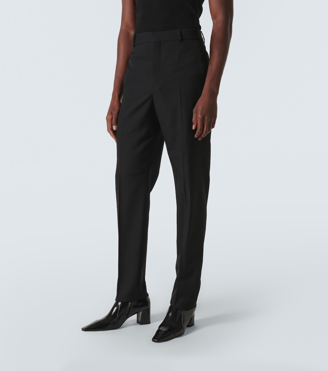 Gerade High-Rise-Hose | Saint Laurent