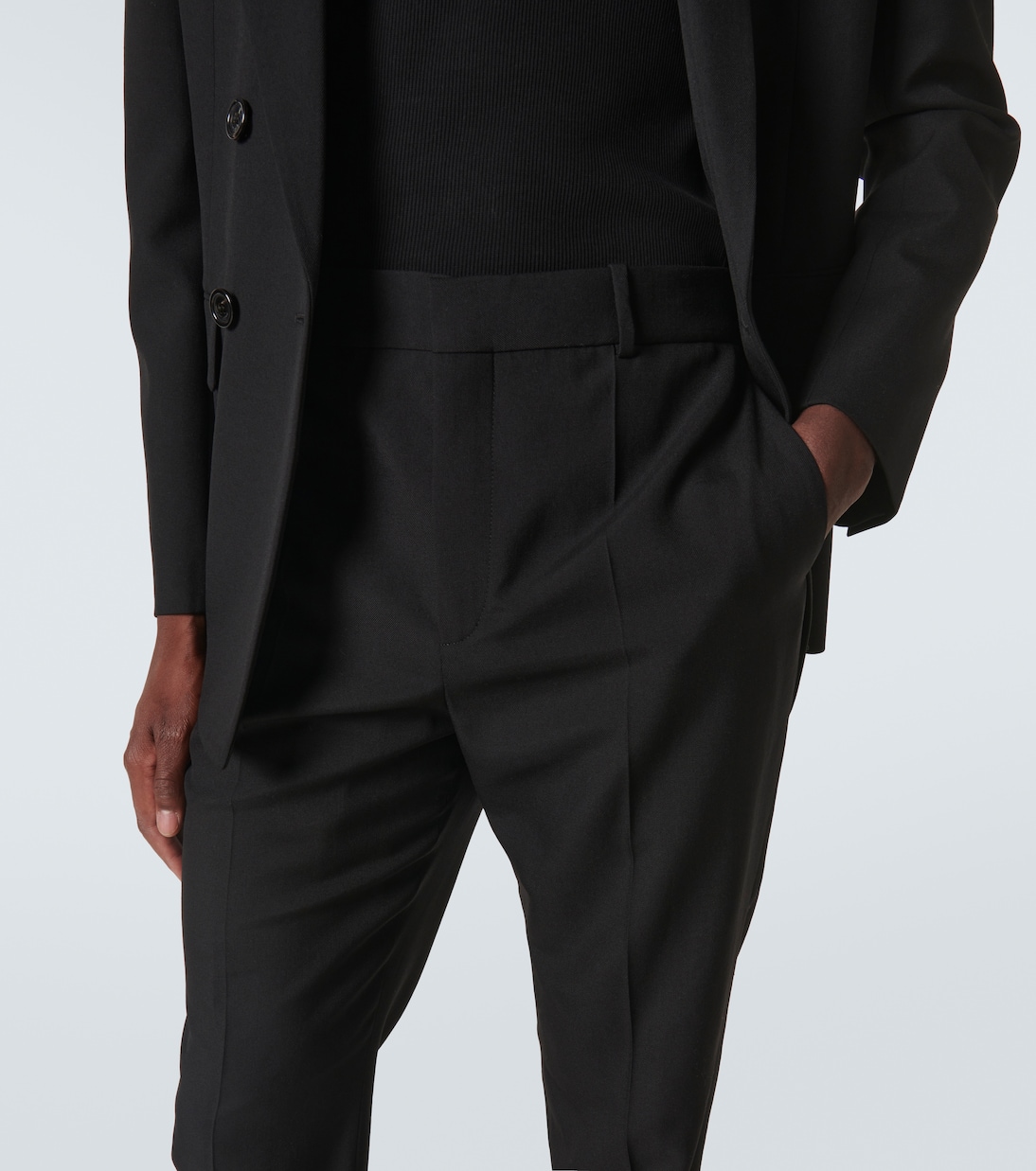 Gerade High-Rise-Hose | Saint Laurent