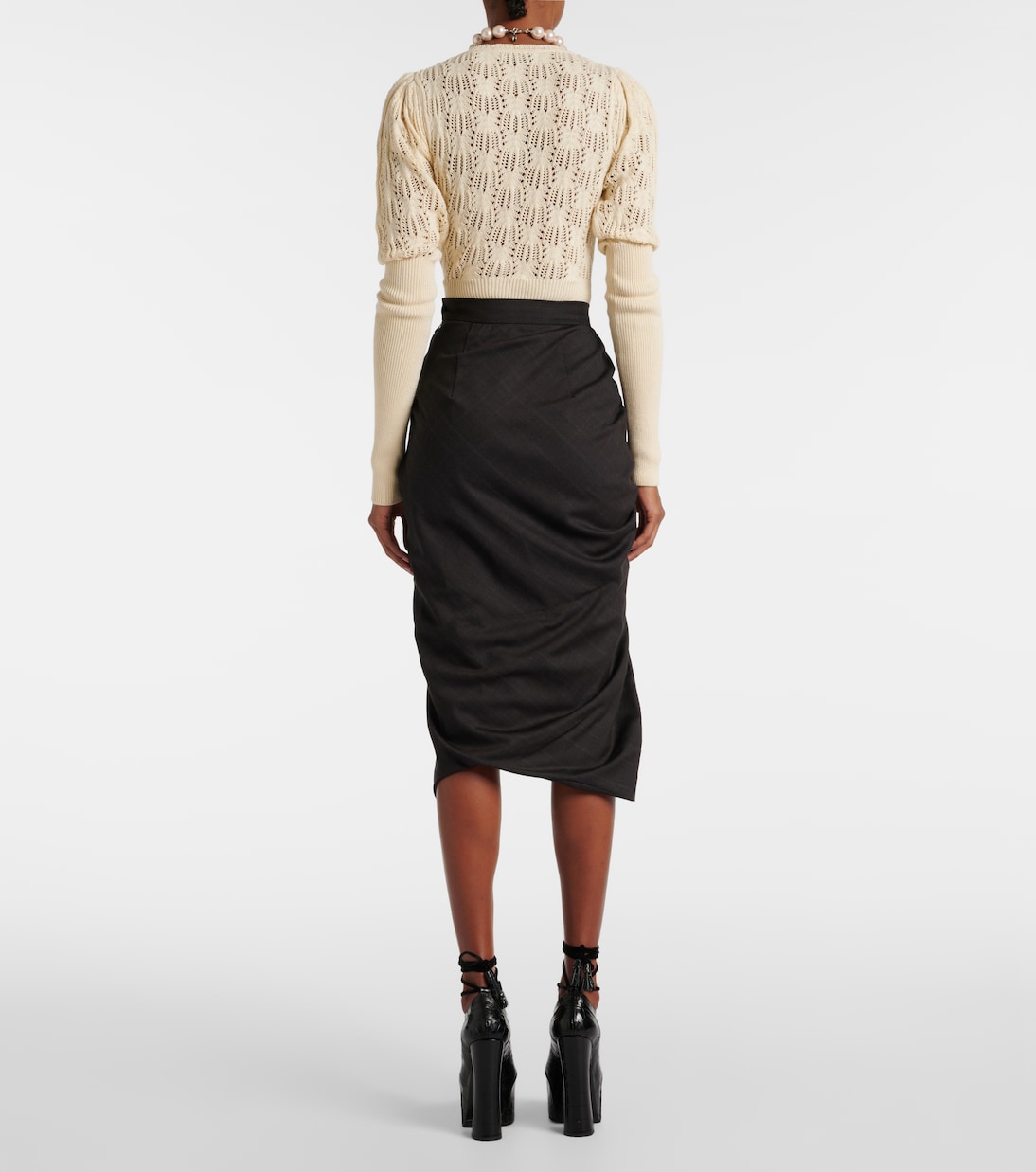 Gonna midi Panther in lana | Vivienne Westwood
