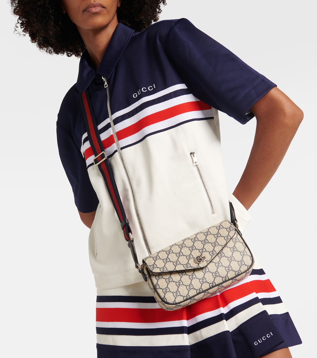 Schultertasche Ophidia GG Mini aus Canvas | Gucci