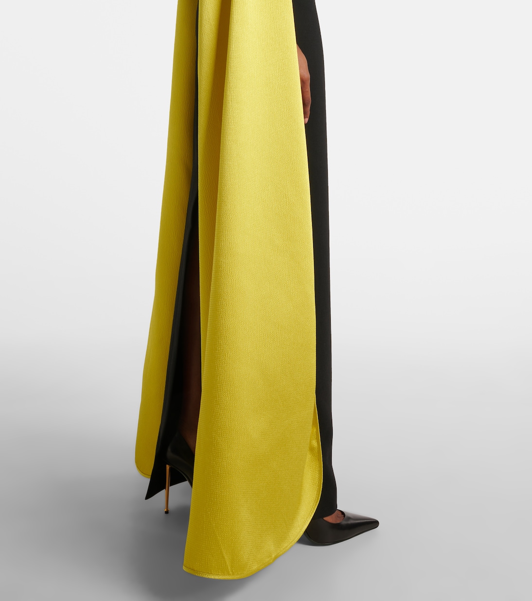 Adley crêpe gown | Solace London