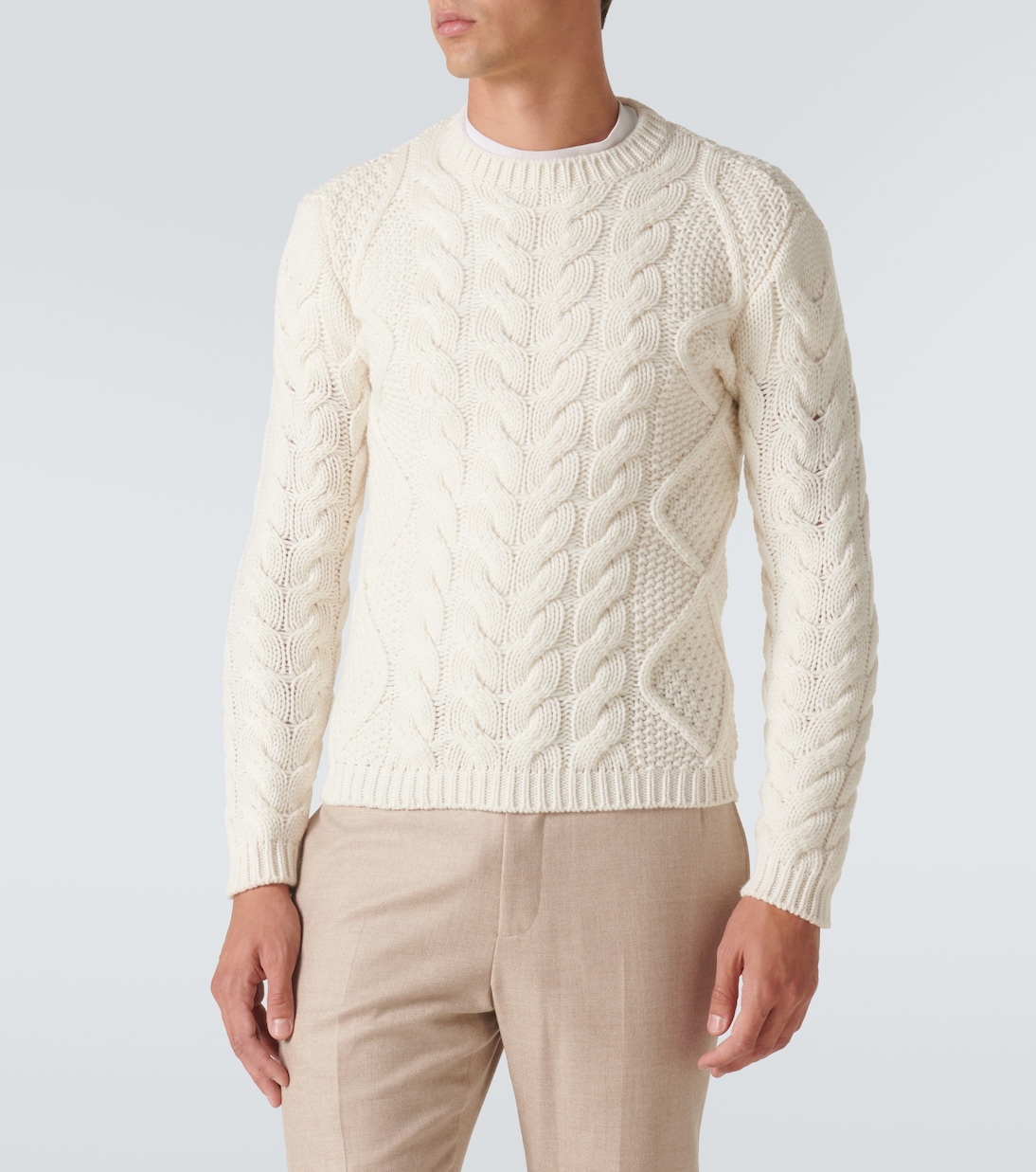 Pullover in cashmere a trecce | Gabriela Hearst