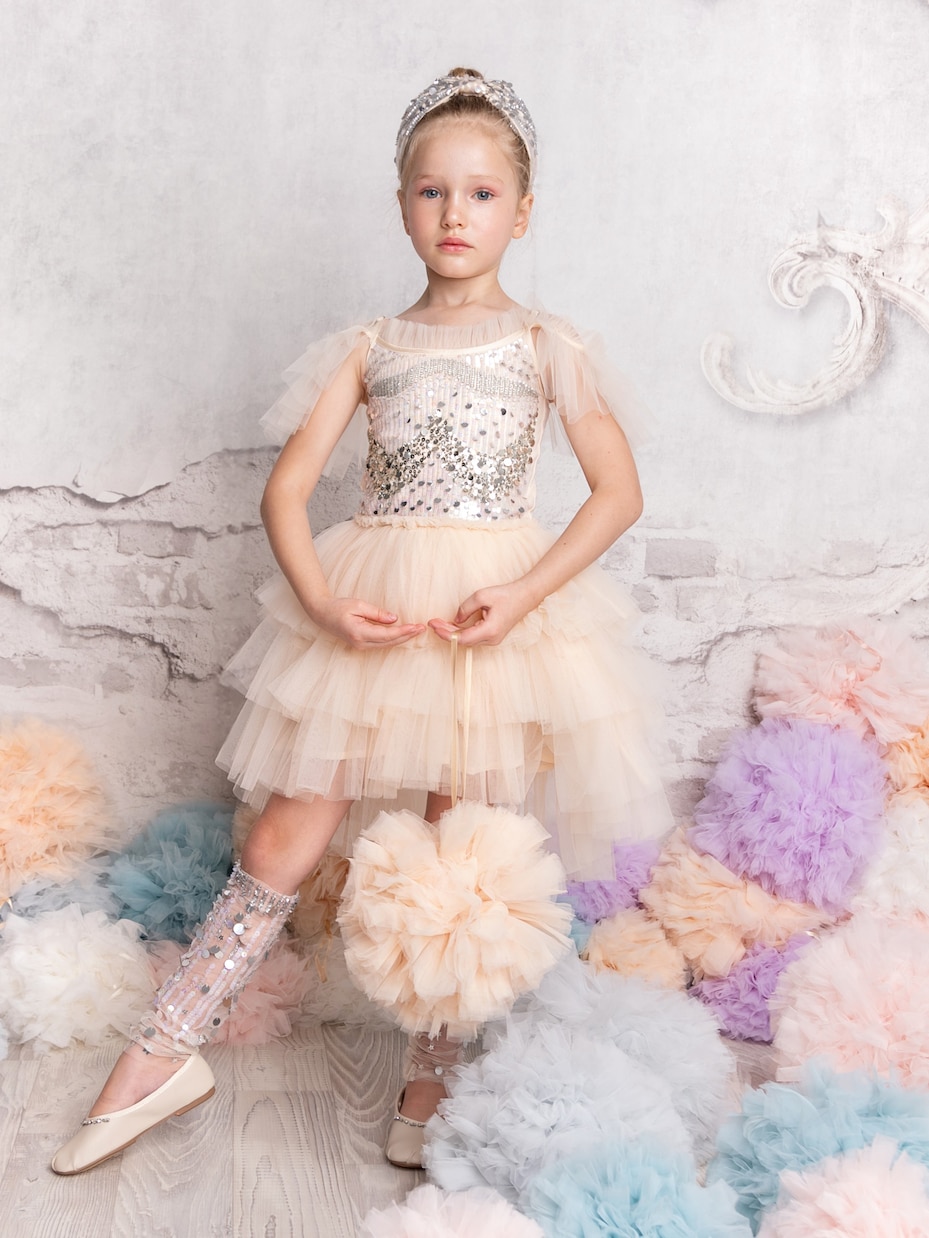Verziertes Kleid Cosmic Girl aus Tüll | Tutu Du Monde