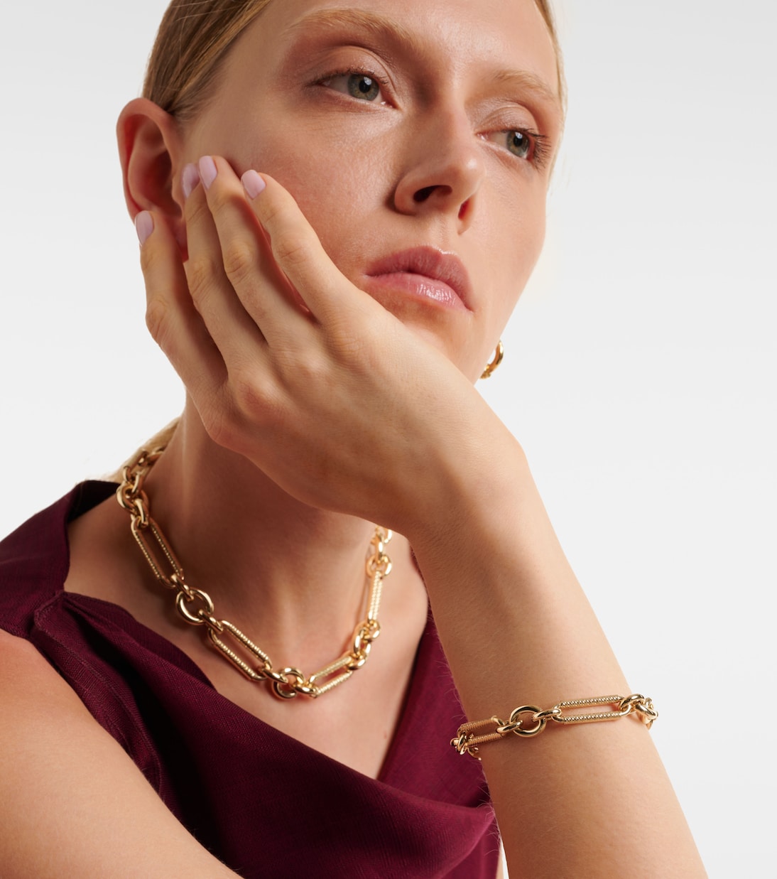 Miuccia 14kt gold bracelet | Lauren Rubinski