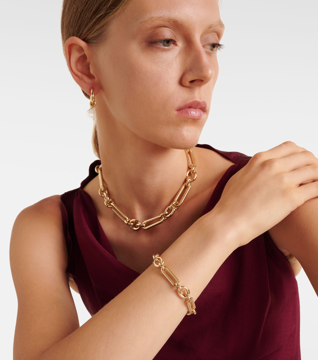 Miuccia 14kt gold bracelet | Lauren Rubinski