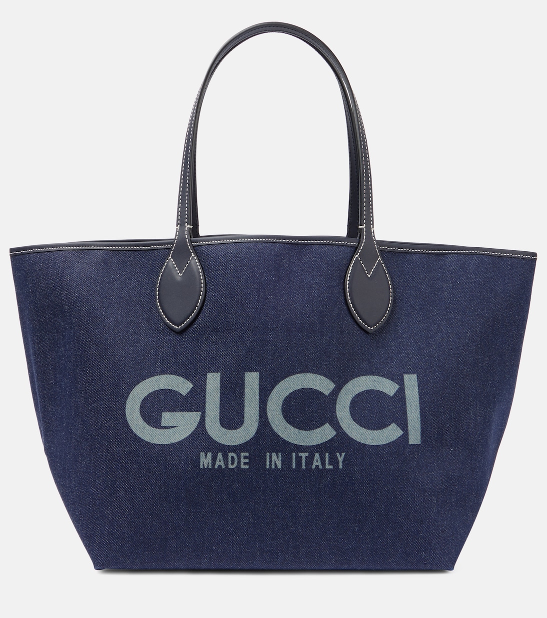 Cabas Totissima Large en denim à logo | Gucci