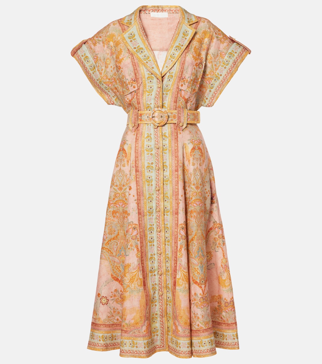 Robe chemise Acacia en lin | Zimmermann
