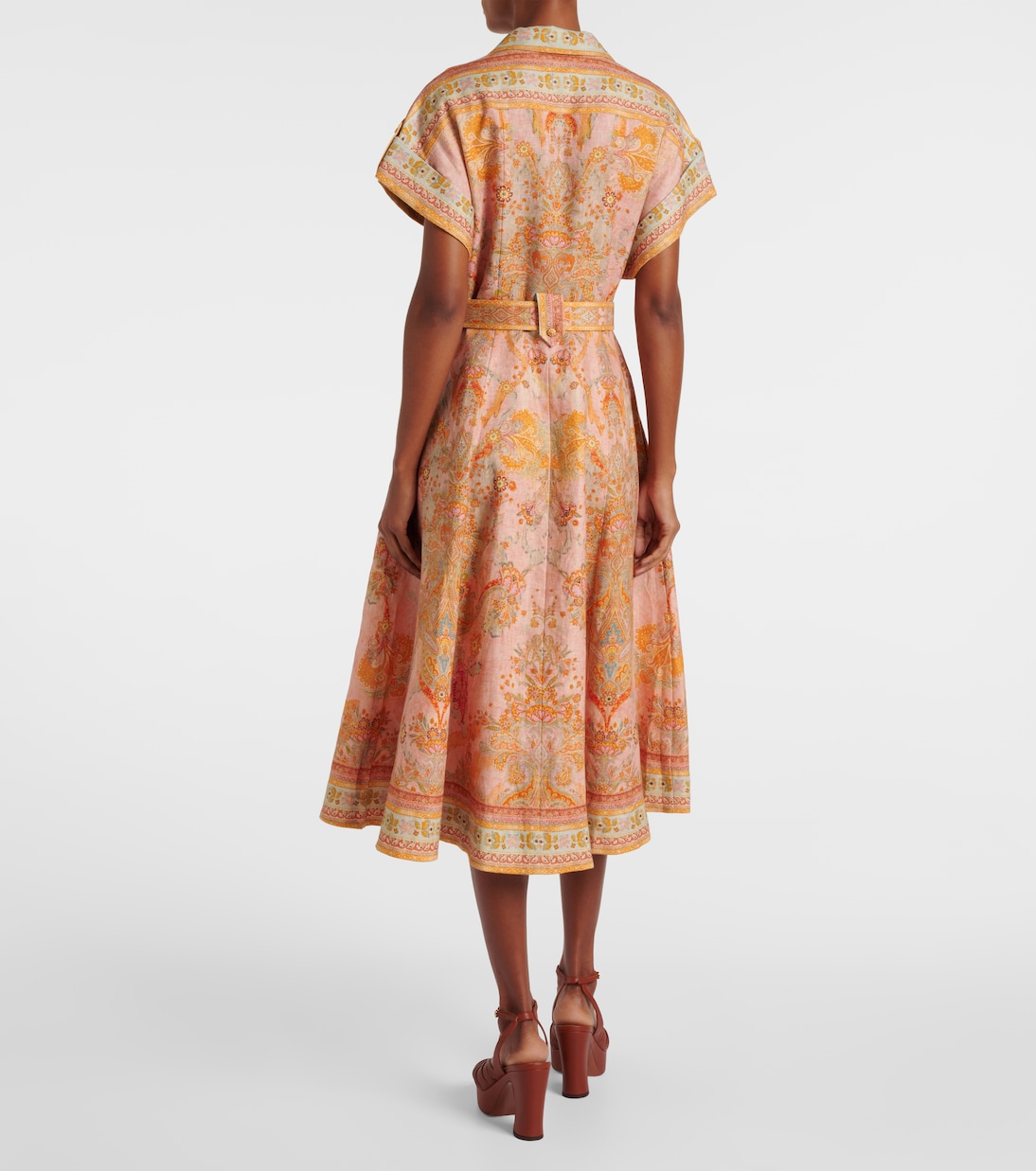 Robe chemise Acacia en lin | Zimmermann