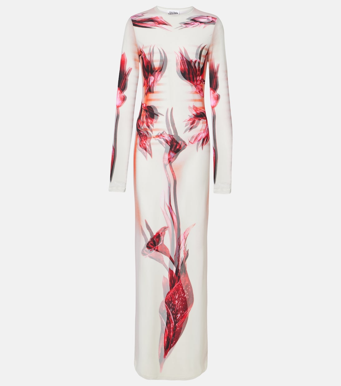 Robe longue Body Morphing Mariniere | Jean Paul Gaultier