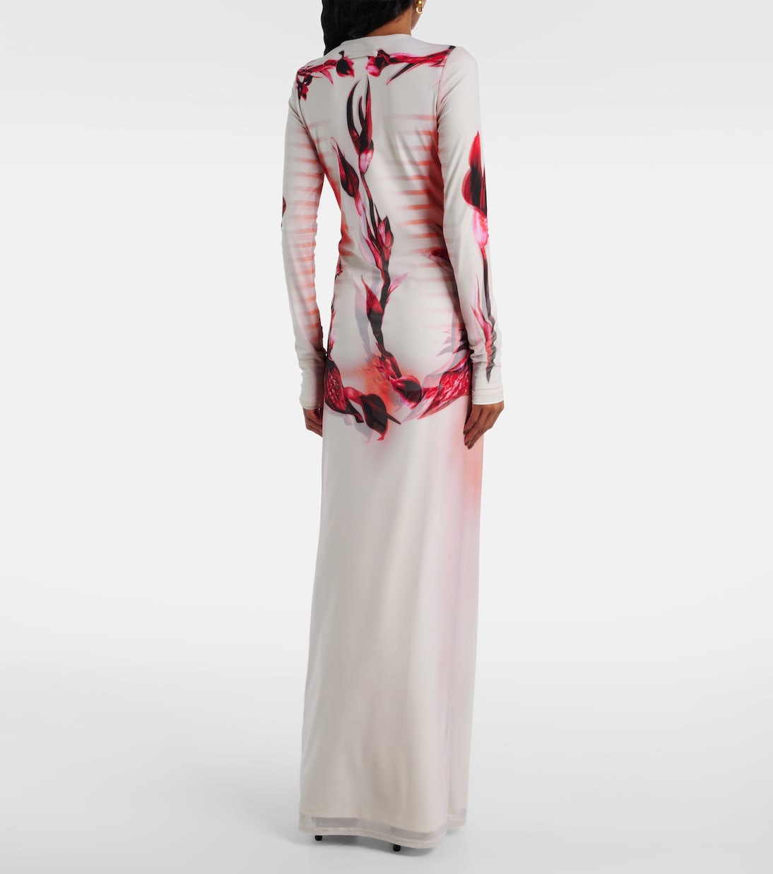 Robe longue Body Morphing Mariniere | Jean Paul Gaultier