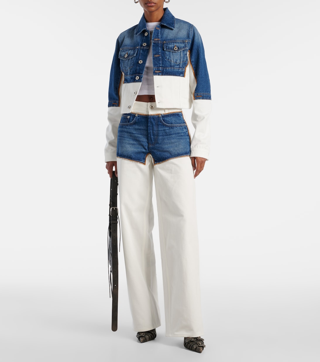 Jean droit Petit Grand à taille haute | Jean Paul Gaultier