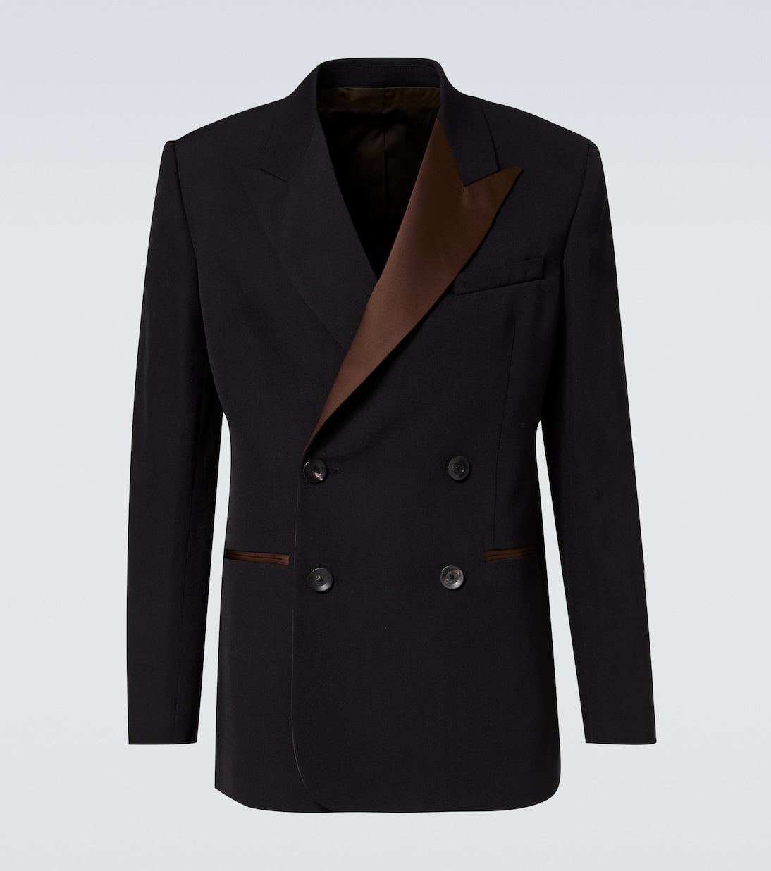 Rise satin-trimmed wool tuxedo jacket | Wales Bonner