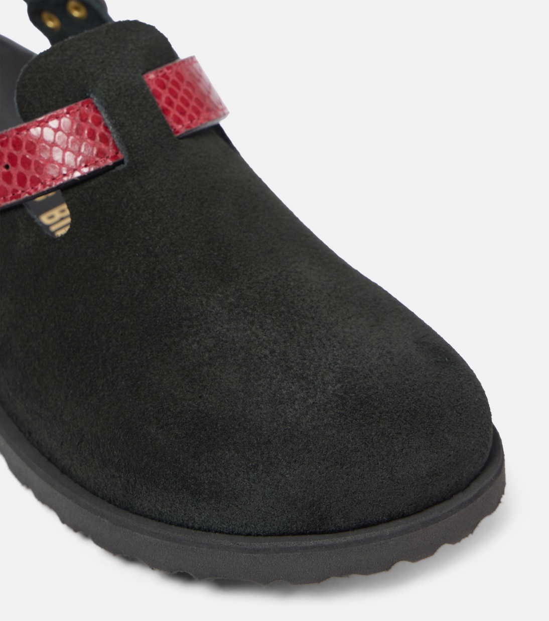 Tokio snake-effect suede clogs | Birkenstock 1774