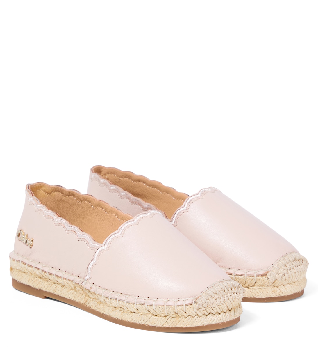 Espadrilles aus Leder | Chloé Kids