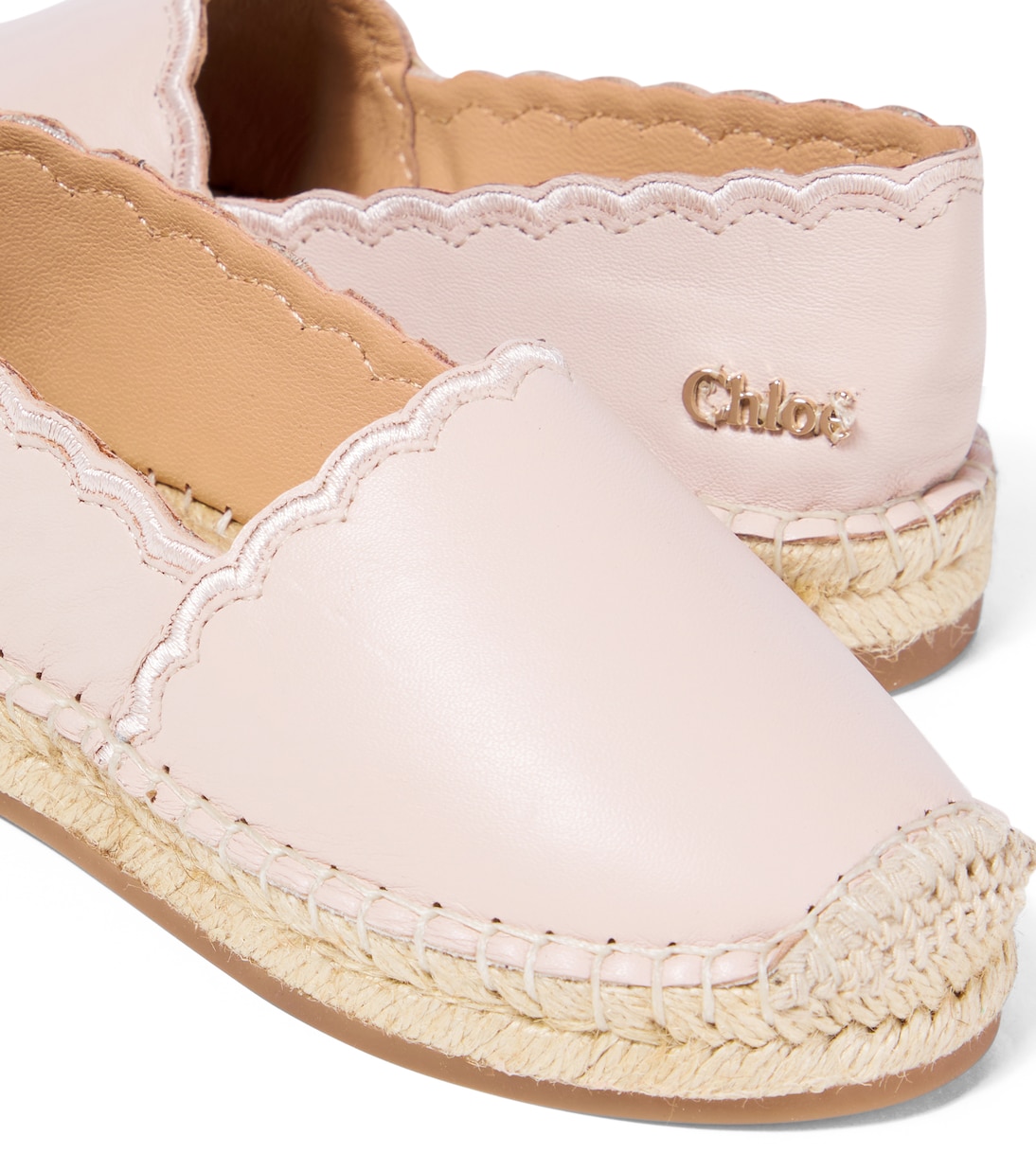 Espadrilles aus Leder | Chloé Kids