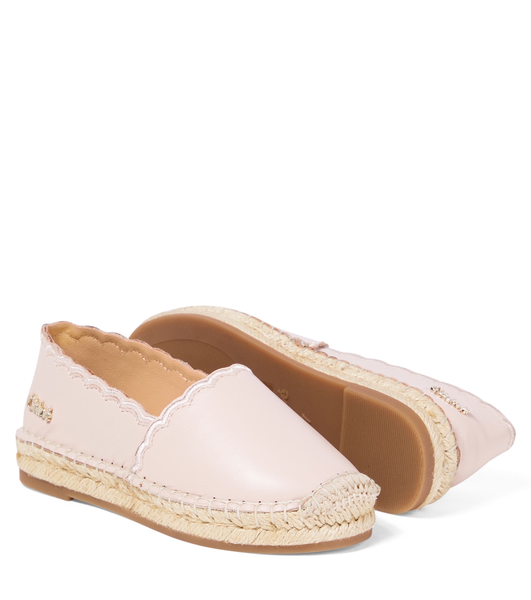 Espadrilles aus Leder | Chloé Kids