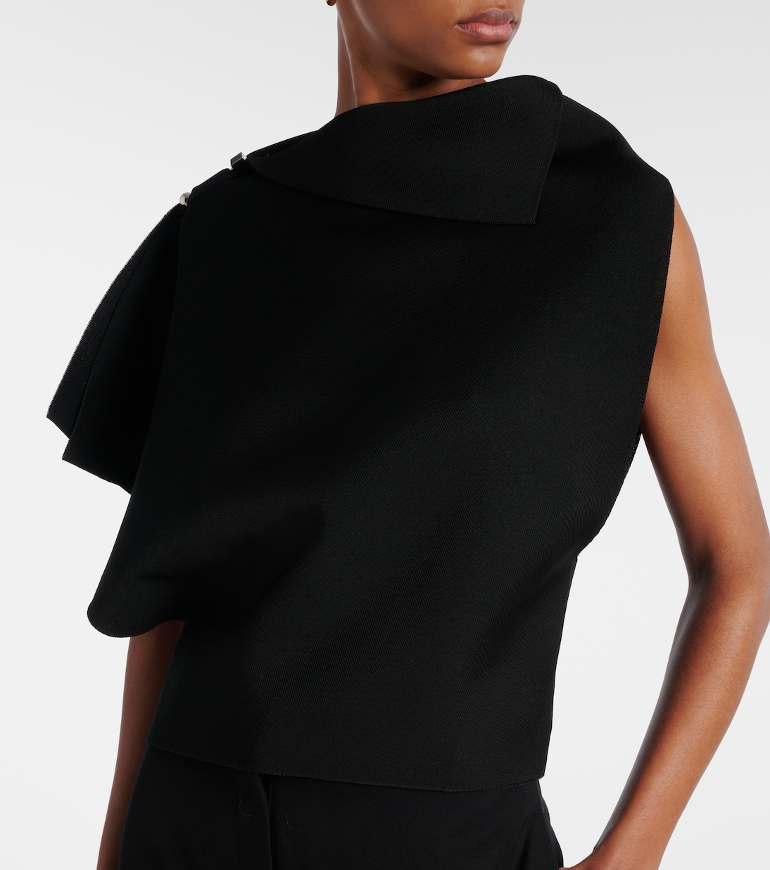 Top Trapèze drapeado asimétrico | Jacquemus