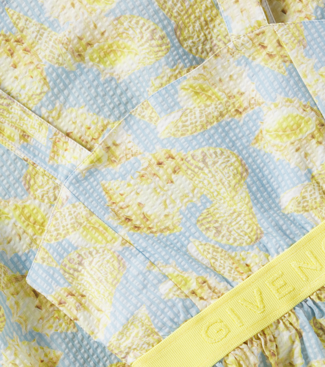 Abito in cotone a righe con stampa | Givenchy Kids