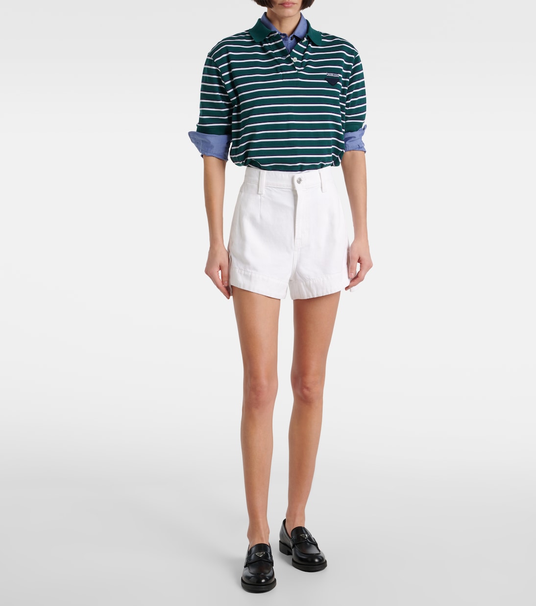 Short à taille haute en jean | 7 For All Mankind