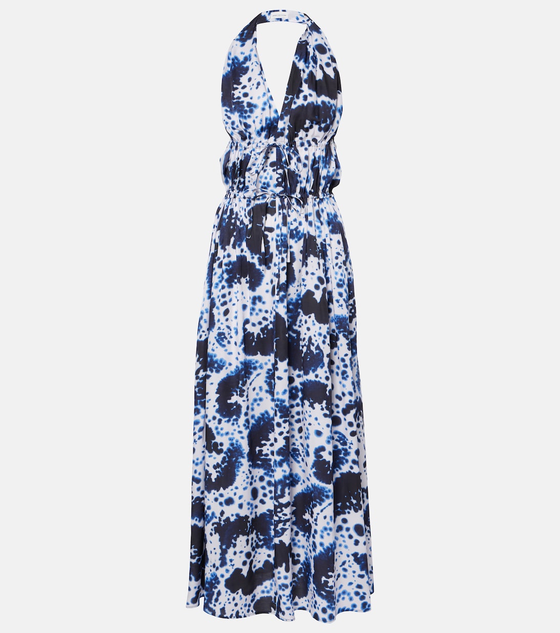 Abito lungo con stampa | Dries Van Noten