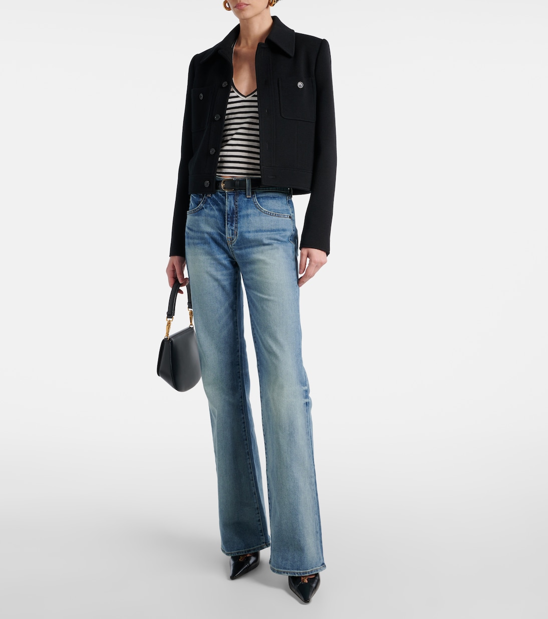 Celia mid-rise flared jeans | Nili Lotan