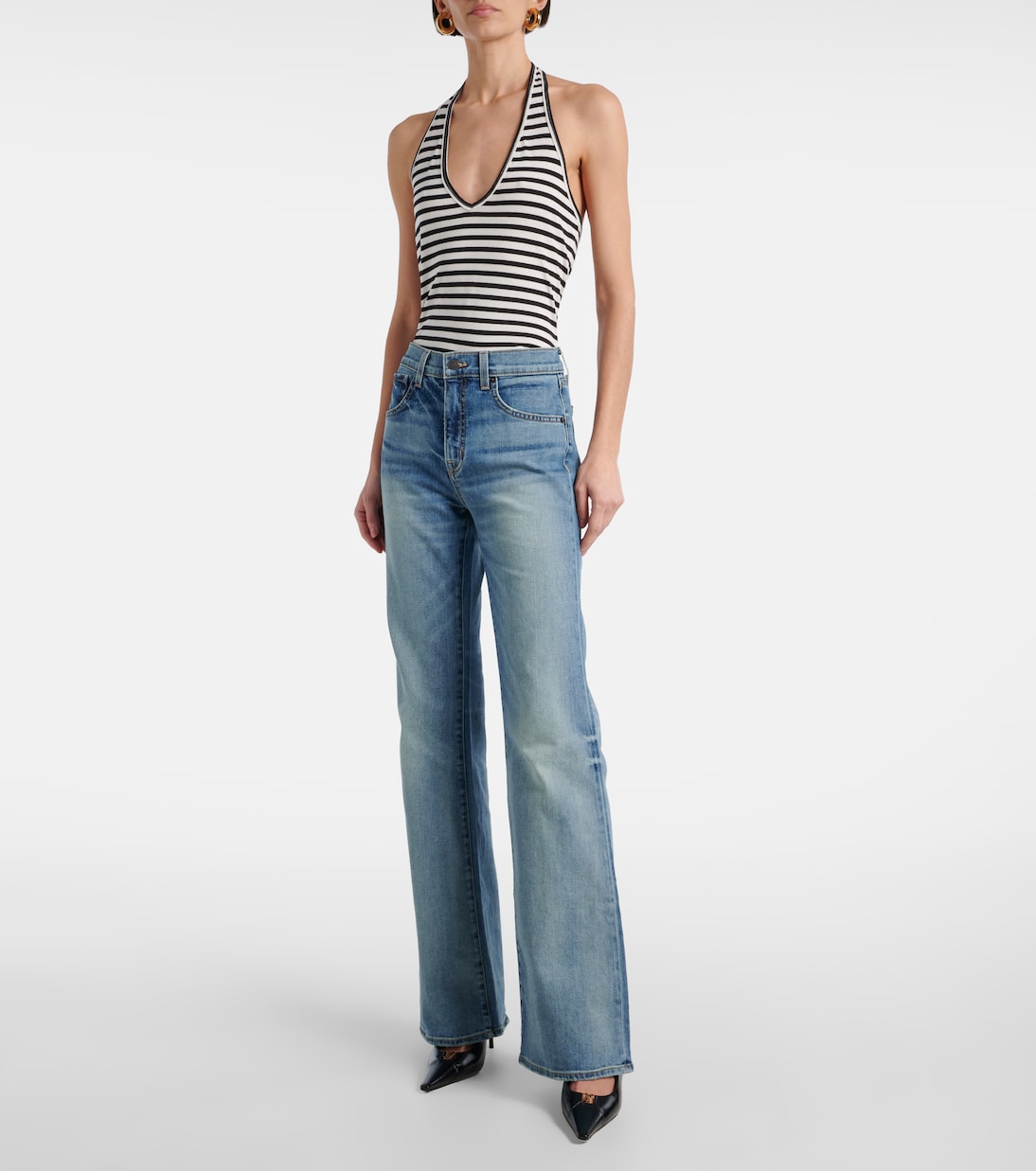 Celia mid-rise flared jeans | Nili Lotan