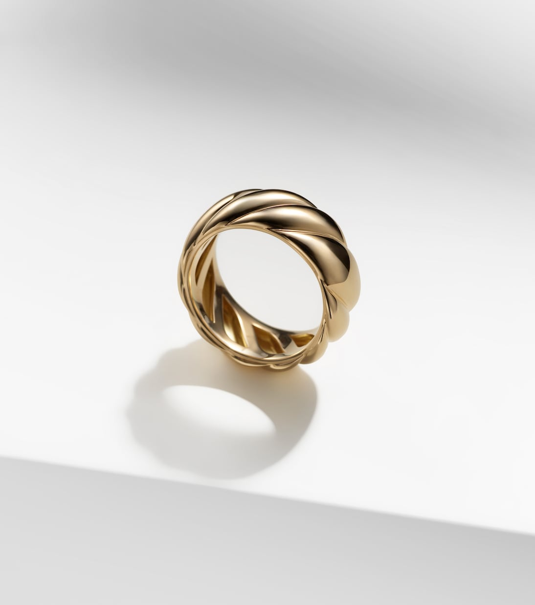 Bague Sculpted Cable en or 18 ct | David Yurman