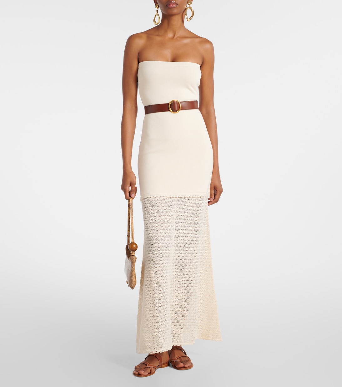 Romy crochet-trimmed maxi dress | Posse
