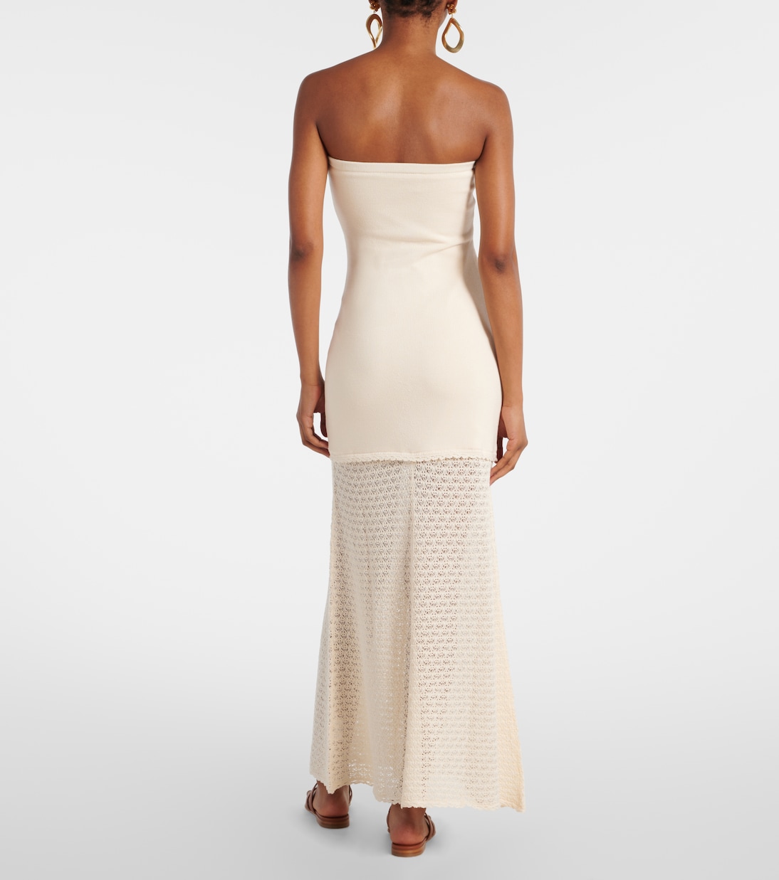 Romy crochet-trimmed maxi dress | Posse