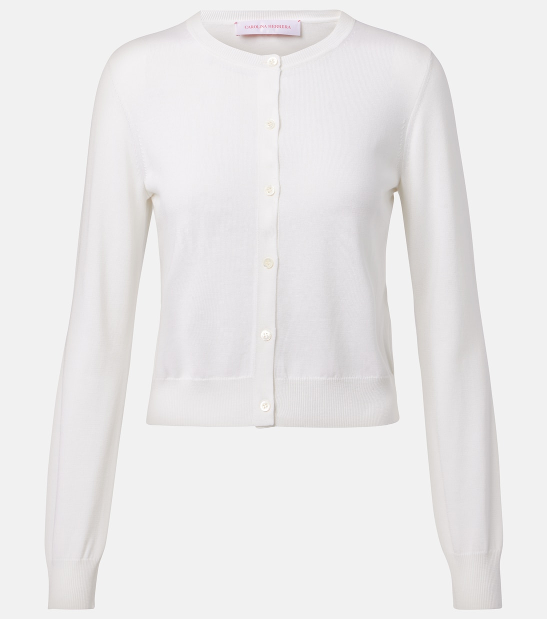 Cardigan in seta e cotone | Carolina Herrera