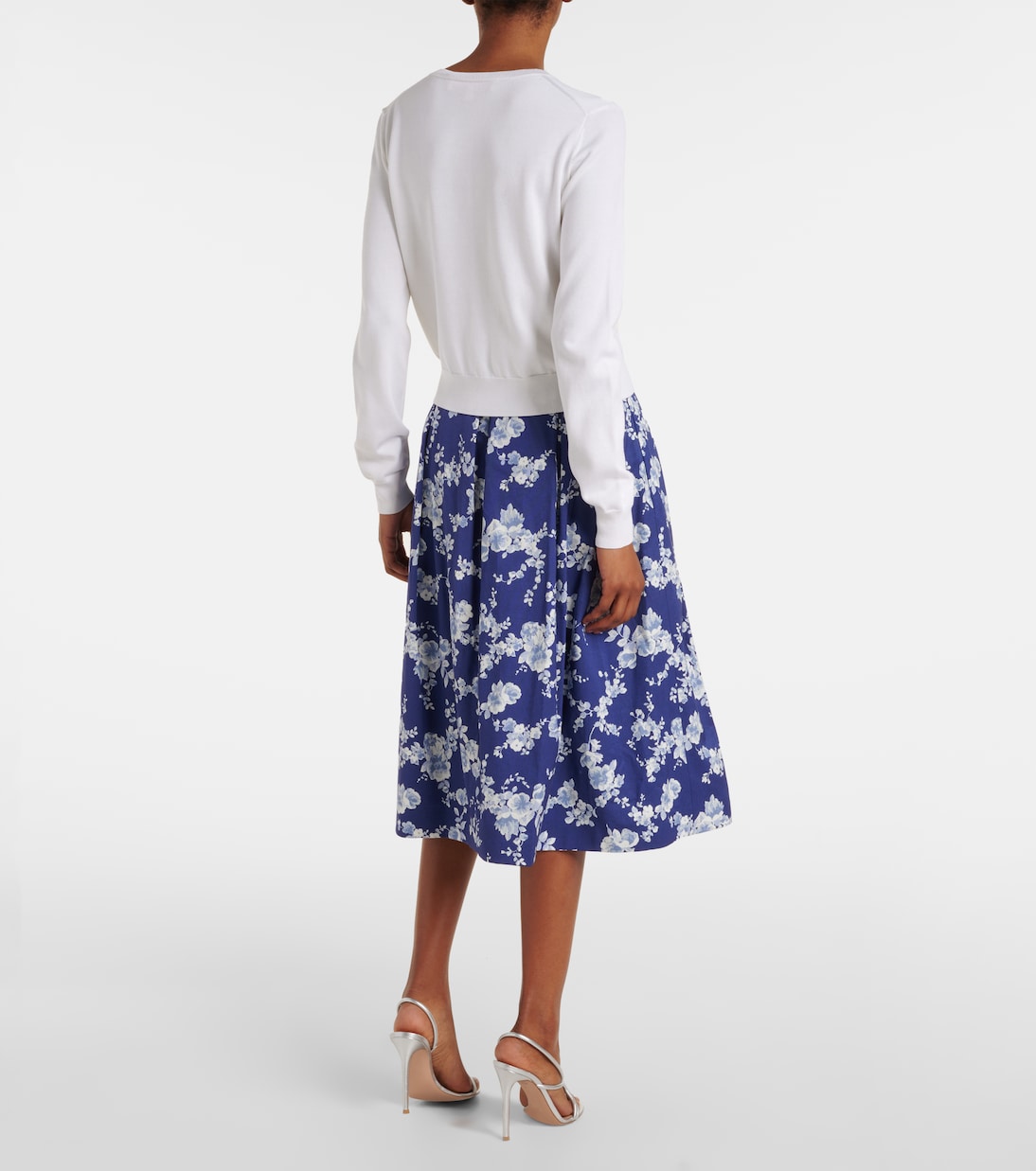 Cardigan in seta e cotone | Carolina Herrera
