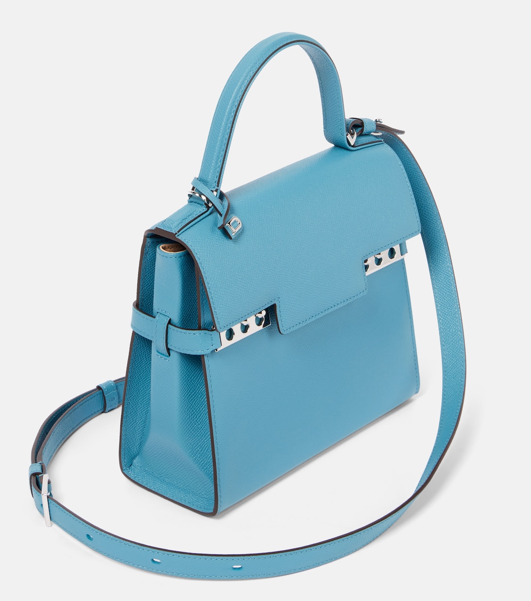 Tempête Medium leather tote bag | Delvaux