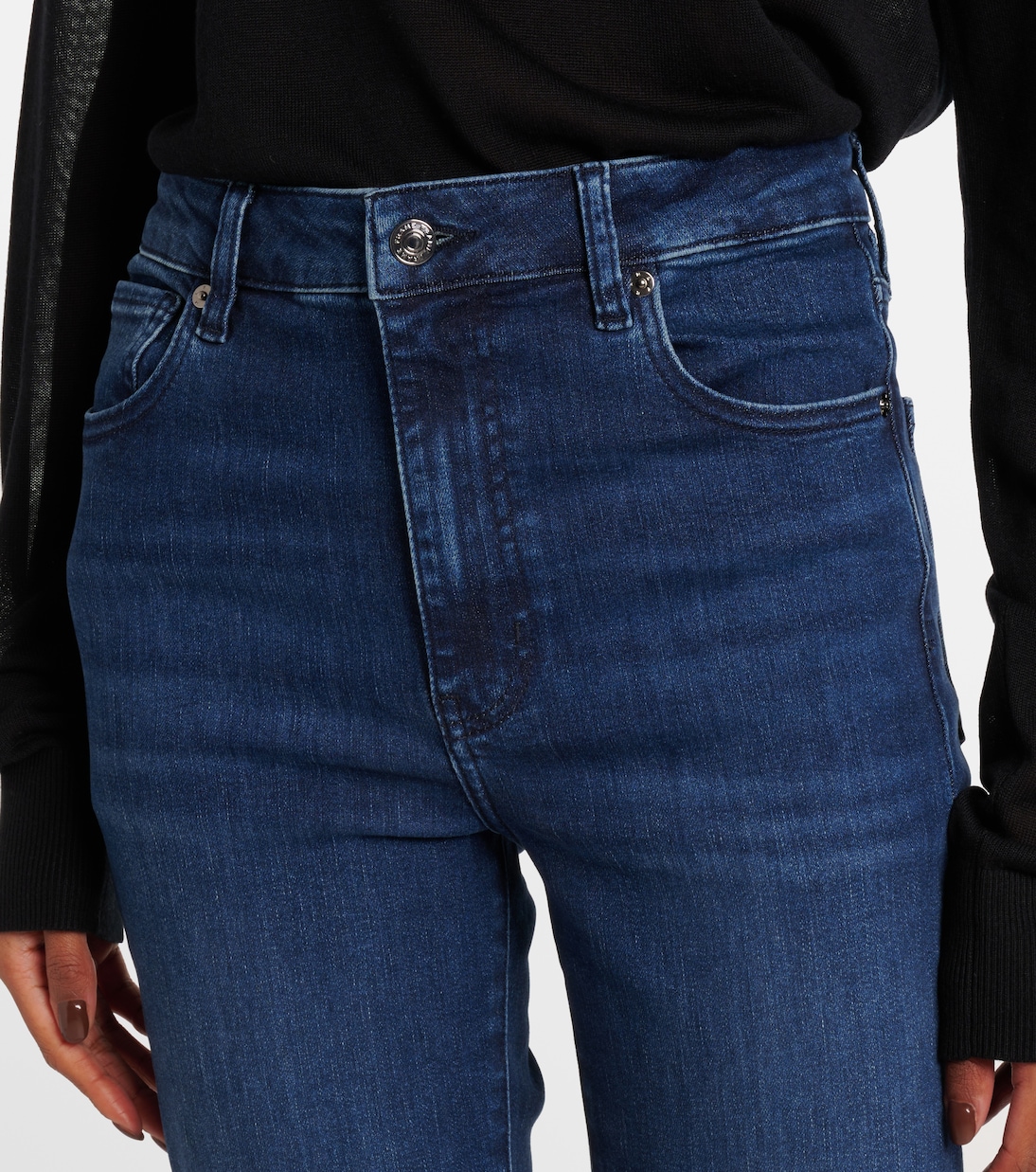 Reboot Crop high-rise bootcut jeans | Frame