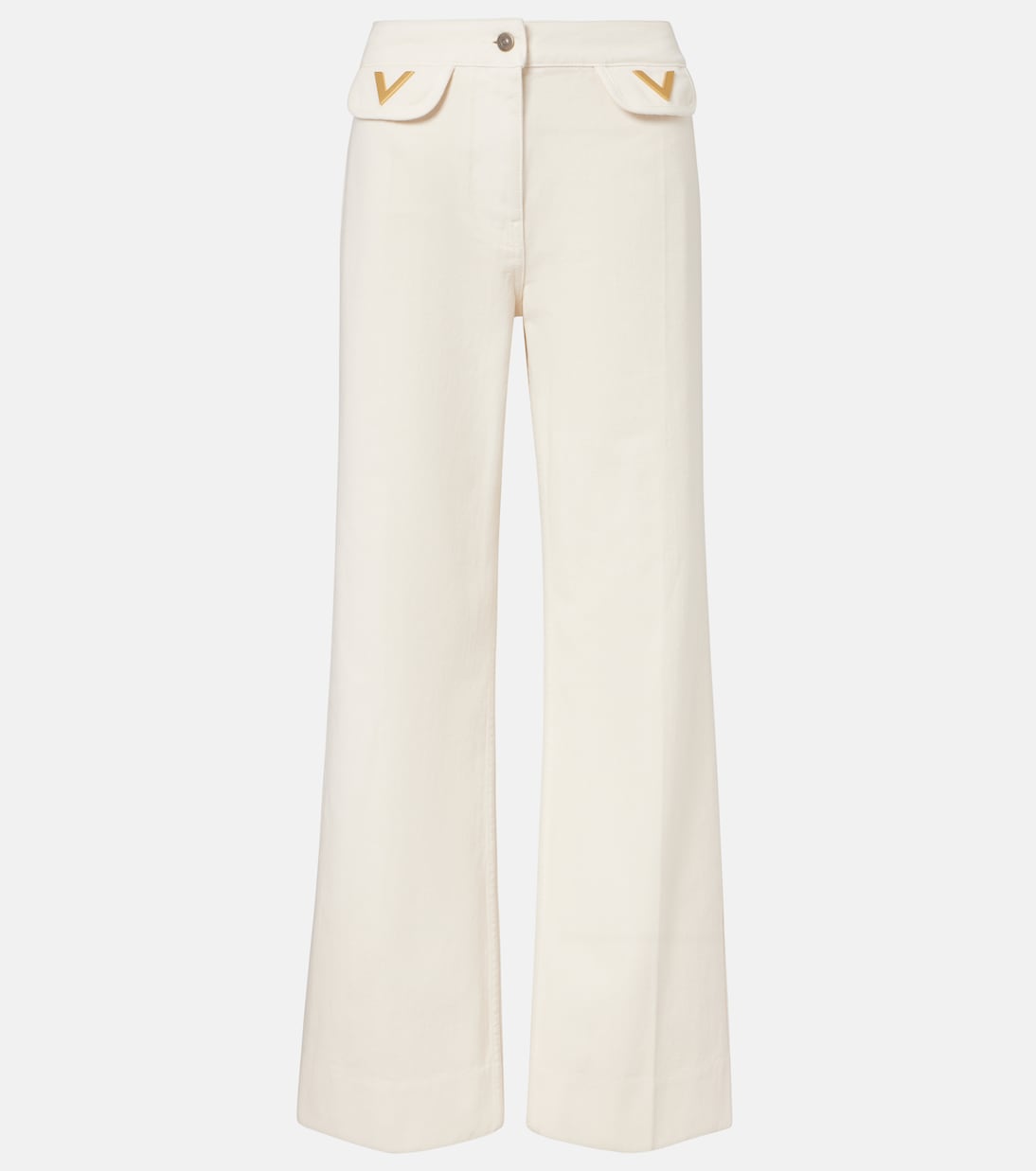 Jeans a gamba larga VGold a vita bassa | Valentino