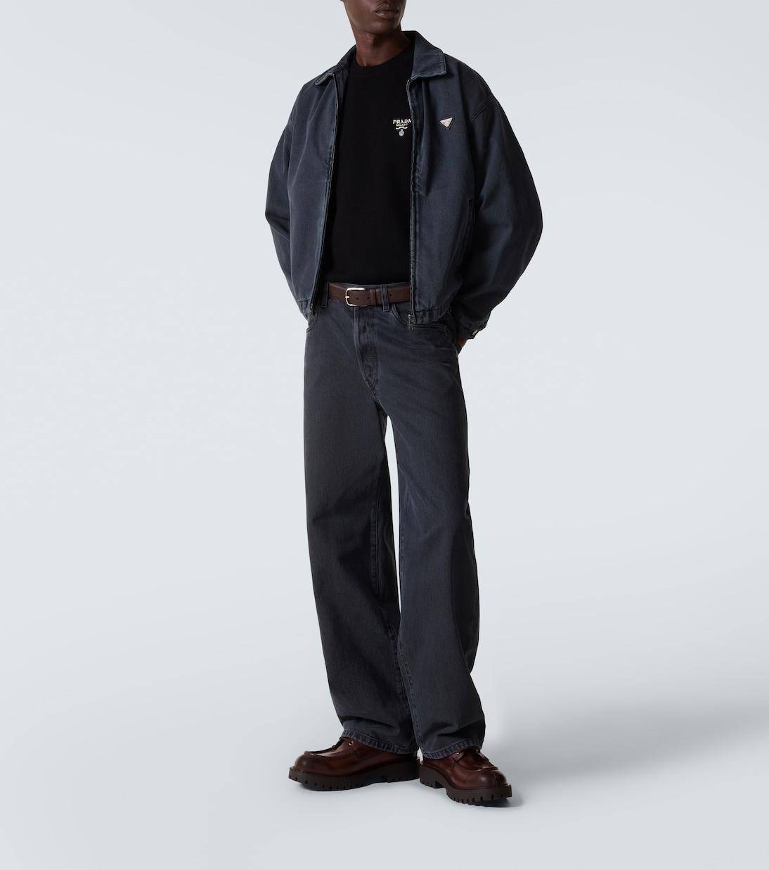 Logo羊绒毛衣 | Prada