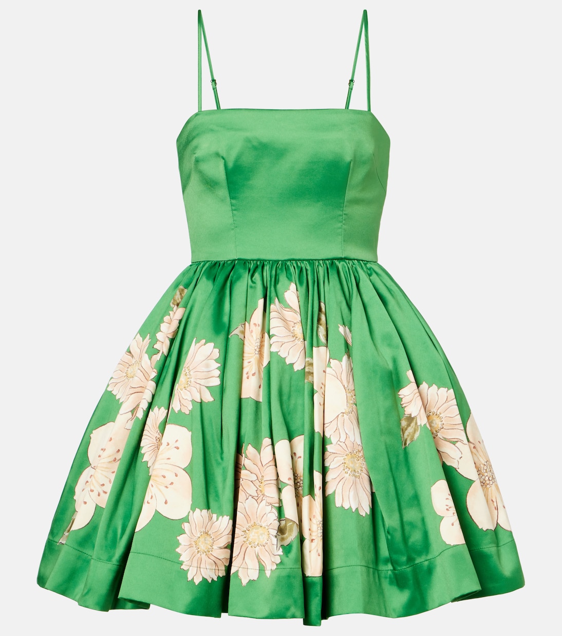 Floral gathered minidress | Alémais