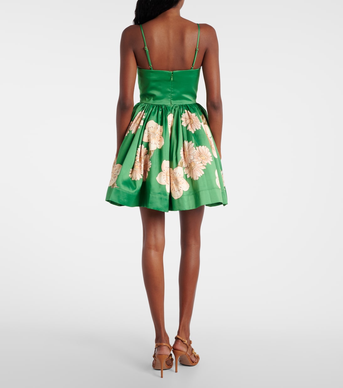Floral gathered minidress | Alémais