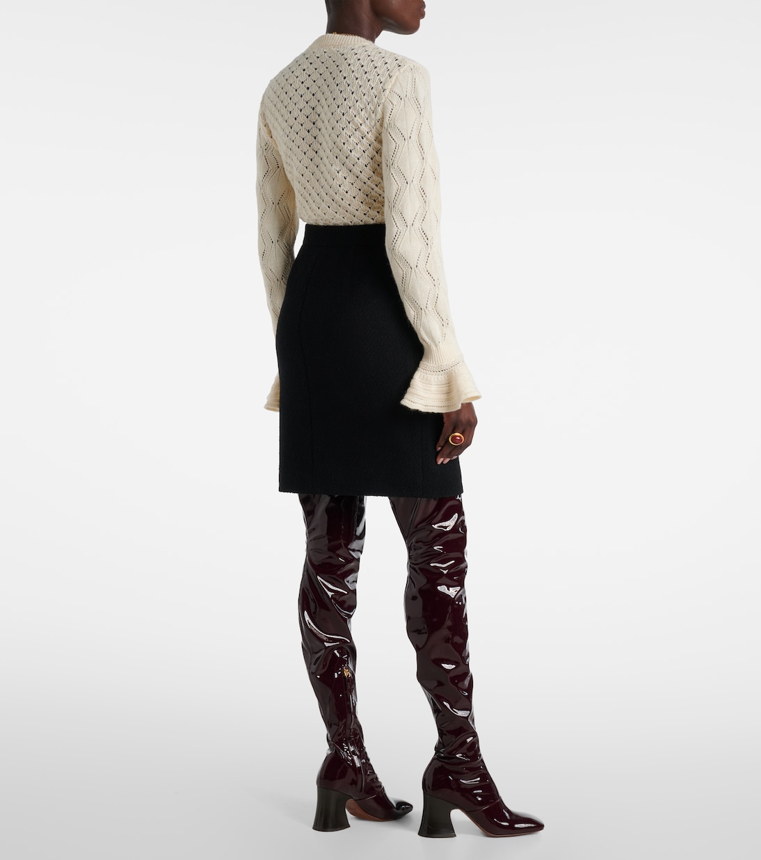 Midirock aus Bouclé | Chloé