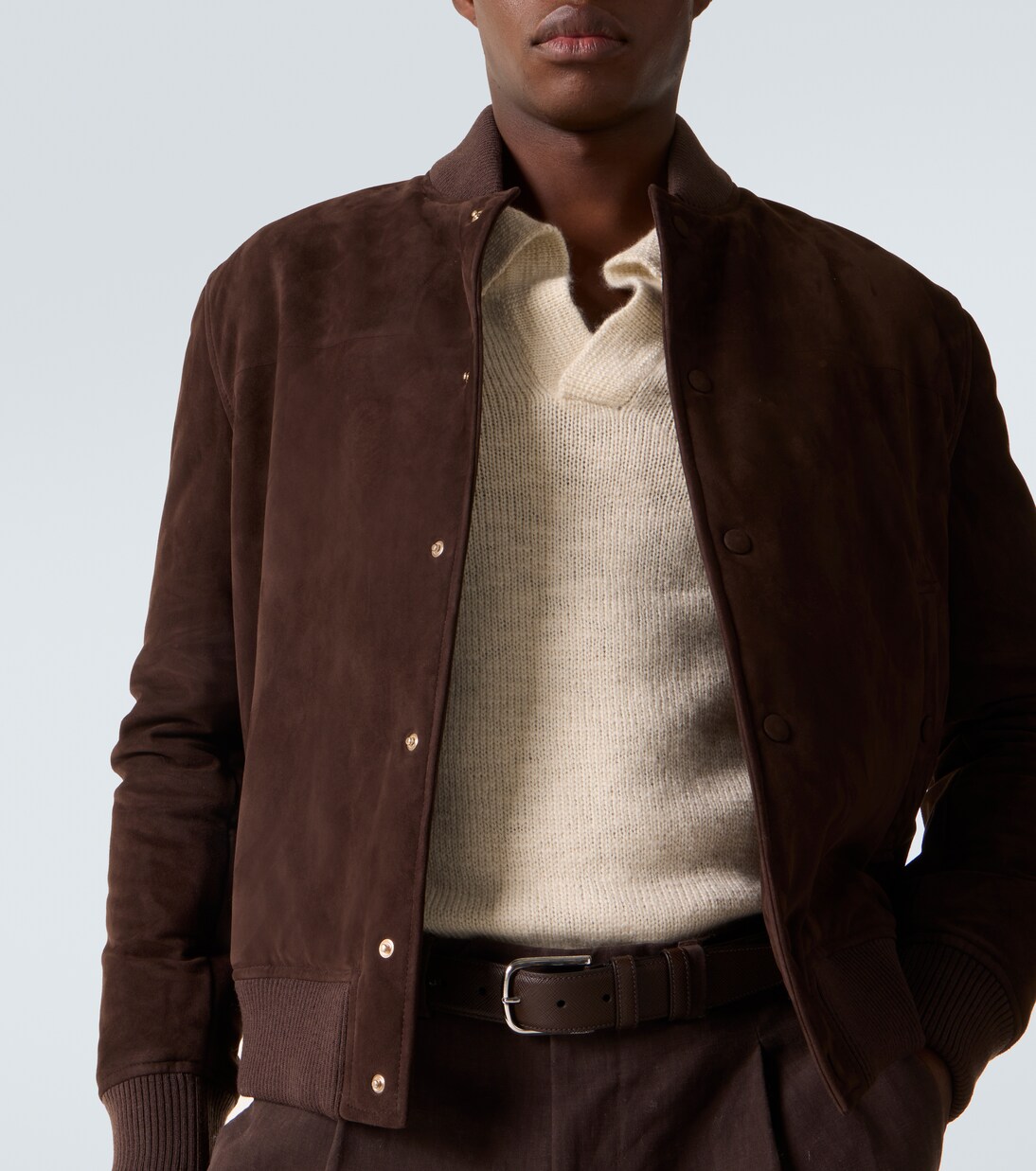 Veste bomber en daim | Gabriela Hearst